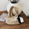 Bolso de Mano de Cuero Nubuck Retro Nuevo Otoño 2025 para Mujer Bolso Tote Pequeño Casual de Alta Calidad Color Caramelo Más Fácil de Combinar para Salir