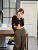 Pantalones cargo holgados de cintura estilo europeo y americano para mujer, recién llegados en primavera y otoño, pantalones de baile de pierna, pantalones casuales de moda, pantalones.