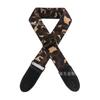 Alça de guitarra com estampa de leopardo alça de ombro transversal ombro espessura extra largura 5cm Guangzhou alça de guitarra atacado alça de ombro