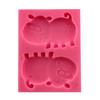 Molde de Silicone para Bolo Flip Casal Fofo Porquinho Moldes de Chocolate para Assar Bolo DIY H1801 Ovo