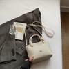 Bolsa Pequena da Moda Feminina 2025 Primavera e Verão Nova Bolsa Transversal Casual Design de Nicho Bolsa Balde Simples e Portátil
