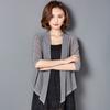 Chal pequeño para mujer, prenda exterior de verano, corta, con protección solar, cárdigan, abrigo fino, chaleco informal de moda con falda.