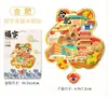 Imanes de refrigerador de metal de Hefei, imanes de refrigerador 3D magnéticos, recuerdos de viaje, imanes de refrigerador de check-in de puntos de referencia escénicos, al por mayor