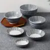 Cuencos y Platos de Cerámica Esmaltada Debajo de la Serie Tenmoku Shuzhiye de Importación Japonesa, Encanto Vintage
