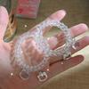 Nuevo Anillo para el Cabello de Gatito Transparente Dulce de Línea Telefónica Simple Titular Sin Marcas Cuerda para el Cabello de Verano Fresco Combinable Accesorios para el Cabello para Mujeres