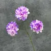 Flor artificial de un solo tallo con 3 peonías, fondo para salón de bodas, decoración para sala de estar del hogar, flores de nenúfar artificiales al por mayor