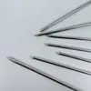 Aguja para piercing de cola de pato de acero inoxidable 304, aguja selladora de pato asado, aguja de cola de ganso, brocheta de acero para cuello de pato 17-20 cm