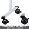 Pizarrón Blanco Móvil de Doble Cara Se Puede Instalar Horizontal o Verticalmente, Simple y Conveniente, Rentable, Pizarra Magnética Tipo Soporte para Uso en Oficina y Hogar