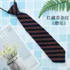 Corbata de Algodón para Mujer y Niños Creativa Divertida Dibujos Animados Estilo JK Universitario Ins Camisa Corta Corbata Rayada Lunares