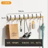 Gancho Plegable Invisible Negro Dorado Gancho para Ropa Montado en Pared Gancho para Puerta sin Taladro Gancho para Toallas de Baño Gancho para Ropa de Almacenamiento Montado en Pared