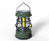 Luces de camping retro multifuncionales nuevas transfronterizas luces de camping recargables solares tipo gancho desmontable luces de campamento