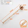 Estante de pared para lencería, color oro rosa, barra colgante para pared, soporte de pared para barra de lencería, gancho para sujetador