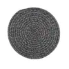 Porta-copos Isolante Térmico para Mesa, Porta-copos Simples Multifuncional, Tapete Isolante Térmico Redondo Trançado para Casa, Porta-copos Isolante Térmico para Mesa de Restaurante Ocidental