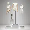 Estilo Coreano Corpo Plano Modelo Plano Adereços Manequim Feminino Vitrine Meio Corpo Mesa Loja de Roupas Suporte de Exibição de Modelo Corpo Inteiro