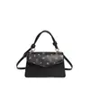 2025 Fresco y Elegante Cereza Moda Invierno Patchwork Nuevo de Moda Dulce Bolso Cruzado Pequeño Cuadrado para Mujeres