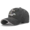 Boné de Baseball Vintage Simples Bordado Tridimensional Lavado Capuz Casual para Uso Externo Proteção Solar Chapéu de Sol para Homens e Mulheres Estilo Tendência Nacional