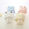 2024 gorro para bebé gorro de algodón tejido para bebé perro Yugui gorro de princesa gorra de punto gorro con orejeras para niños gorra de neumático