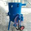 Máquina automática móvil de chorro de arena Ole equipo de eliminación de óxido de doble propósito seco y húmedo máquina manual de chorro de arena para eliminar óxido