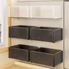 Imán de Refrigerador Estante de Almacenamiento Magnético Lateral Cesta Colgante Simple Caja de Almacenamiento Multifuncional Pared de Cocina Colgante Cesta de Metal sin Perforación
