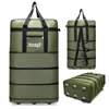 Bolsa de bagagem dobrável universal com rodas, bolsa de transporte aérea 158, super grande capacidade, bolsa de viagem para estudo no exterior