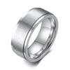 2023 Moda europea y americana nuevo nicho descompresión giratorio mate brillante anillo de pareja para fabricantes de origen