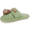 Pantuflas de Felpa de Dibujos Animados Shirley Rose para Mujer 2025 Otoño/Invierno Nuevas Cómodas Cálidas para Exteriores Tendencia de Deslizamiento