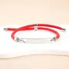 Materiales de Impresión a Color y Grabado Transfronterizos, Pequeños Regalos, Etiquetas Curvas, Pulseras Tejidas, Regalos Navideños Huecos con Forma de Corazón de Acero Inoxidable
