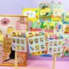 Pegatinas de Cierre de Dibujos Animados de Cerdito Lindas Pegatinas Decorativas Adhesivas Pegatinas para Empaque y Cierre de Regalos