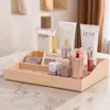 Estuche de Joyería CASEGRACE - Caja de Almacenamiento de Cosméticos de Alta Gama para el Hogar con Organizador de Sombras de Ojos tipo Cajón