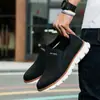Zapatos para Hombre de Talla Grande, Moda Transfronteriza, Zapatos Casuales Transpirables, Zapatos Deportivos Ligeros de Suela Suave para Exteriores, Slip-On, Venta al por Mayor