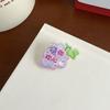 Broche de fruta con texto de derechos de autor, nuevo broche de dibujos animados, insignia acrílica al por mayor, pequeños regalos de joyería