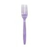 Set de Cubiertos de Plástico Desechables Morados, Morado Claro, Simple y Moderno, Color Sólido, Suministros de Decoración para Fiestas de PS