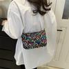Bolso de alta gama de primavera 2024, nuevo bolso de moda para mujer, bolso cruzado con lentejuelas de nicho, bolso de hombro para mujer con todo incluido.