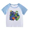 Amigos Arco-Íris Conjunto de Verão Novo Infantil Meninos e Meninas Camiseta de Manga Curta Shorts Conjunto Casual de Duas Peças