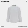 Sudadera Artística de Manga Larga para Hombre Zoewatson, Moda Casual Estilo Japonés Modelo Nuevo, Top Simple y Versátil Estilo Ins