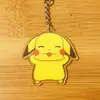 Llavero de Acrílico Dibujos Animados Anime Periférico Pokemon Colgante de Doble Cara Accesorios DIY Colgante para Bolso