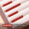 8A Ágata Cuentas Sueltas DIY Cuentas Hechas a Mano Ágata Blanco Negro Verde Amarillo Rojo Cuentas Redondas de Ágata Cuentas Sueltas para Pulsera de Ágata Natural