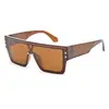 Gafas de Sol con Lente Única Estilo Europeo y Americano para Hombres, Gafas de Sol para Ciclismo al Aire Libre, Gafas de Moda con Protección UV para Mujeres