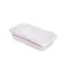 Caja de Empaque para Pastel de Durazno, Caja de Plástico Transparente para Snacks Mochi, Caja para Llevar Pastelería China Artesanal para Hornear, Estilo Luxihe