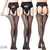Conjunto de Liguero de Encaje Sexy para Mujer, Medias Sexys, Medias de Liguero sin Tentación con Calcetines, Talla Grande de Comercio Exterior