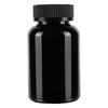 Botella de plástico PET de grado alimenticio de 100 ml, botella para el cuidado de la salud con vitaminas, cápsula de medicina de boca grande, píldora, aceite de pescado, botella vacía