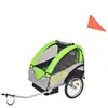 Reboque Outdoor para Ciclismo Pai-Filho Bicicleta de Montanha Reboque Infantil Montado na Traseira Balde Reboque para Animais de Estimação Gato e Cachorro Carrinho de Empurrar/Puxar