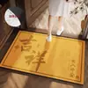 Nueva Felpudo de Entrada de Bucle de Seda Estilo Chino para la Puerta Principal, Raspador de Suciedad, Antideslizante, Resistente a Manchas, Fácil de Cuidar