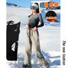 Pantalones de Nieve de Color Sólido Más Vendidos en Stock, Forrados de Polar y Engrosados, Unisex, Resistentes al Agua y al Viento, Pantalones de Esquí, Pantalones para Exteriores