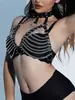 YSF Ropa de Bondage Europea y Americana para Adultos Cuero PU Negro Alternativo Atadura Body Sexy Directo del Fabricante