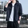 Chaqueta Jingtao para hombre Primavera y Otoño Nuevo estilo coreano moderno con capucha top para hombre otoño e invierno chaqueta casual holgada
