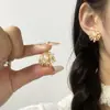 Hermosos y Deslumbrantes Pendientes de Perla con Fuegos Artificiales de Circonita para Mujer, Lujo Ligero, Gama Alta, de Moda, Tendencia, Versátiles