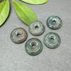 Sencillo Más Vendido 25MM Nuevo Estilo Chino Accesorios para Joyería DIY Accesorios para Pulseras Piedra Natural Amatista Hebilla de Paz Tejida