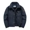 Chaqueta de Lana de Cordero Nueva de Invierno 2026 Transfronteriza para Hombre, Abrigo Grueso de Algodón con Forro Polar y Cuello de Solapa, Chaqueta de Algodón Moderna Talla Grande