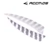 Plumas de Flecha Rayadas de 4 Pulgadas con Forma de Escudo/Gota de Agua de Pluma Real Plumas de Pavo Plumas de Flecha para Arco de Caza Tradicional DIY en Stock